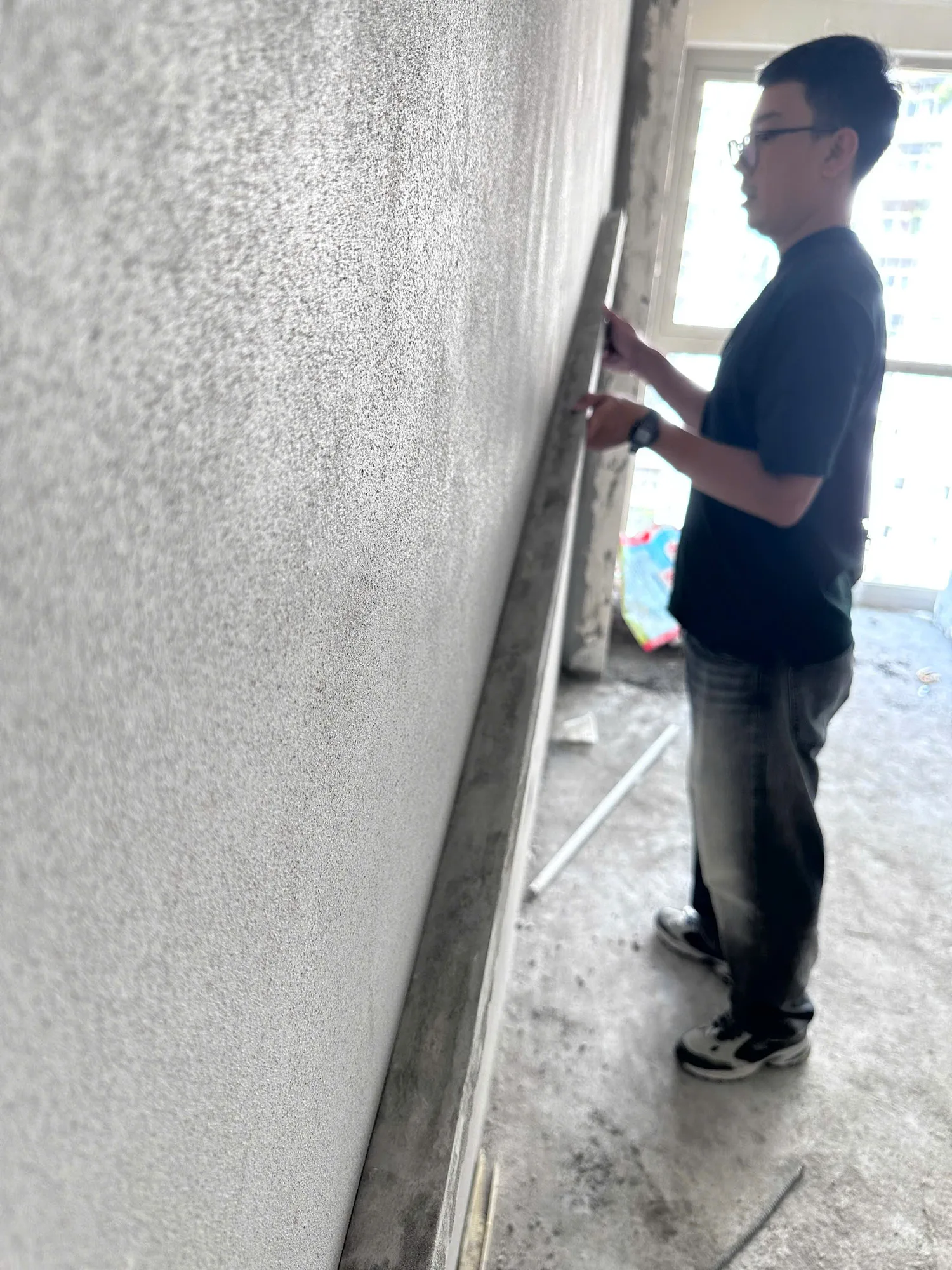 M1515: internal inspection of the plastering works — 2