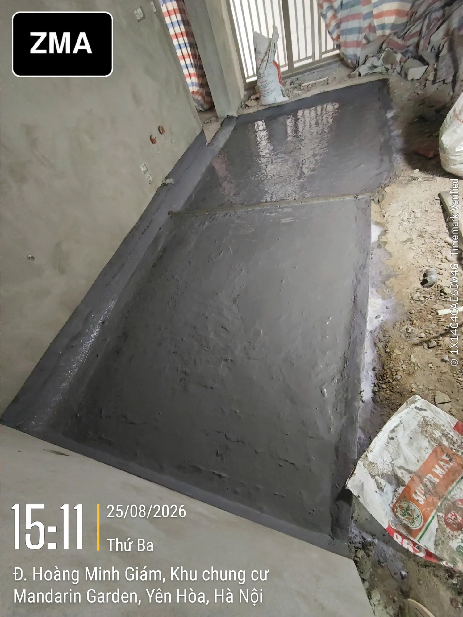 M1515: internal inspection of the plastering works — 18